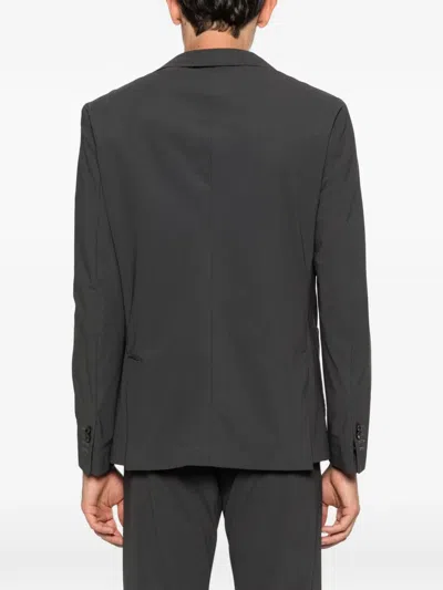 P.m.d.s Louis Patch-pocket Blazer In Gray