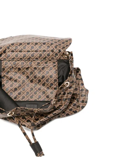 Gherardini Patterned Backpack In Brown