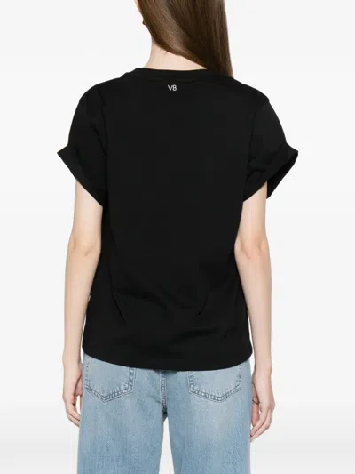 Victoria Beckham Tilly Cotton Jersey T-shirt In Black