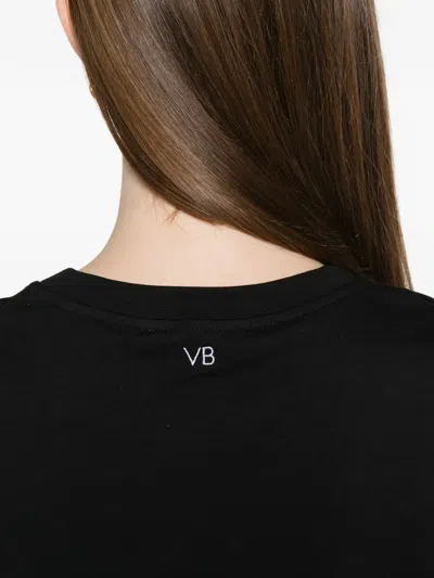 Victoria Beckham Tilly Cotton Jersey T-shirt In Black