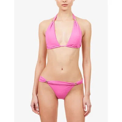 Melissa Odabash Grenada Bikini Top In Metallic
