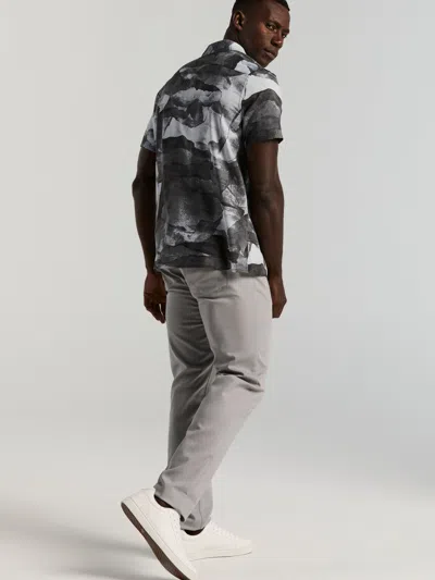 Perry Ellis Men's Cotton Abstract Wave Print Shirt In Black