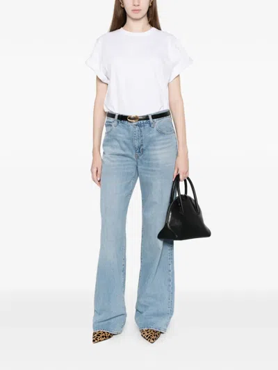 Victoria Beckham Tilly Cotton Jersey T-shirt In White