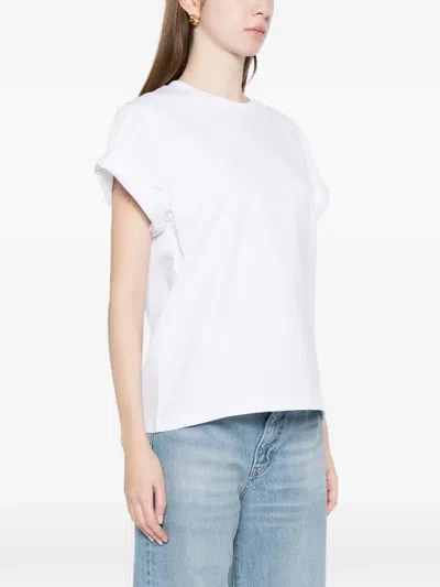 Victoria Beckham Tilly Cotton Jersey T-shirt In White