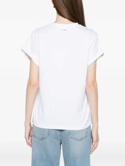 Victoria Beckham Tilly Cotton Jersey T-shirt In White