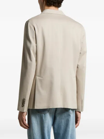 Peserico Front-button Blazer In Neutral