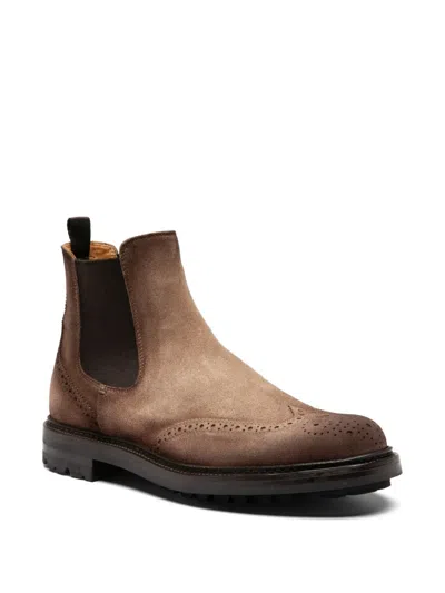 Officine Creative Bristol Leather Boots In Multi