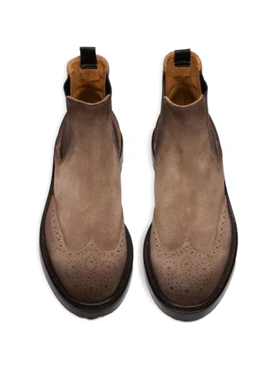 Officine Creative Bristol Leather Boots In Multi