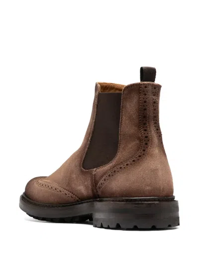 Officine Creative Bristol Leather Boots In Multi