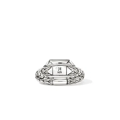 John Hardy Icon Stud Ring, Sterling Silver, 9mm In White