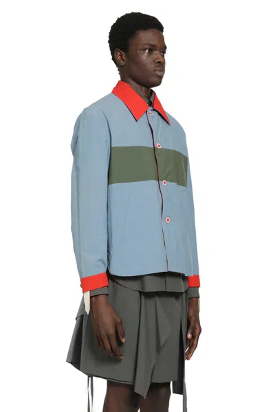 Craig Green Reversible Worker Jacket In Blue