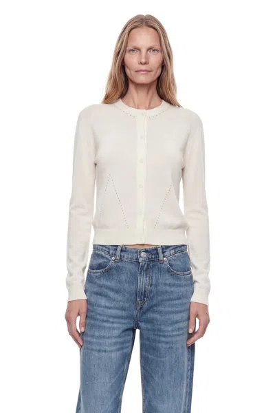 Ann Demeulemeester Bjel Button-up Cardigan In White