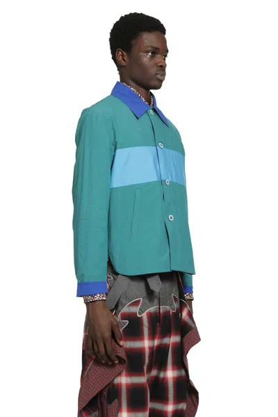 Craig Green Reversible Worker Jacket In Blue