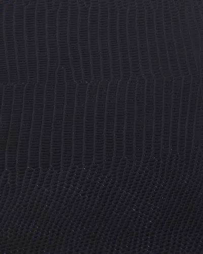 Alexis Bittar Twisted Gold Side Handle Clutch Purse In Black