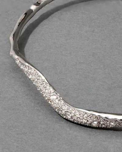 Alexis Bittar Solanales Crystal Skinny Collar Necklace In Pattern