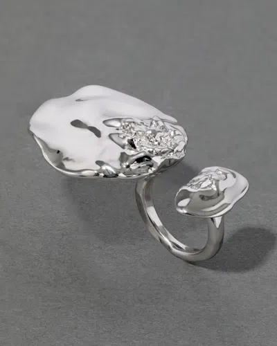 Alexis Bittar Brut Double Disc Ring In Purple