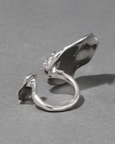 Alexis Bittar Brut Double Disc Ring In Purple