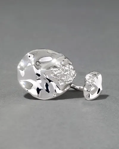 Alexis Bittar Brut Double Disc Ring In Pattern