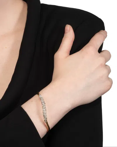 Alexis Bittar Alexis Bitar Solanales Crystal Skinny Bangle Bracelet In Gold