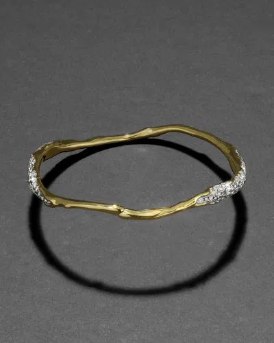 Alexis Bittar Alexis Bitar Solanales Crystal Skinny Bangle Bracelet In Gold