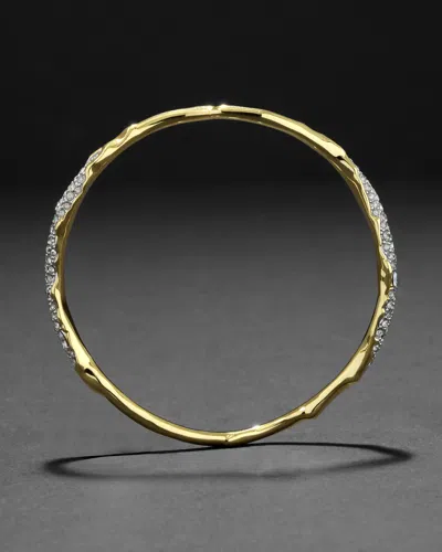 Alexis Bittar Alexis Bitar Solanales Crystal Skinny Bangle Bracelet In Gold
