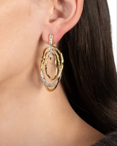Alexis Bittar Solanales 14k Gold-plated Hoop Earrings