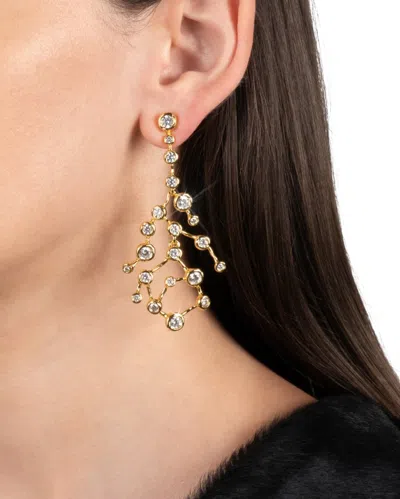 Alexis Bittar Asterales Crystal-embellished 14kt Gold-plated Drop Earrings