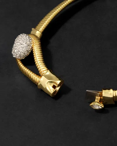 Alexis Bittar Women's Solanales 14k-gold-plated, Rhodium-plated & Crystal Pebble Collar Necklace
