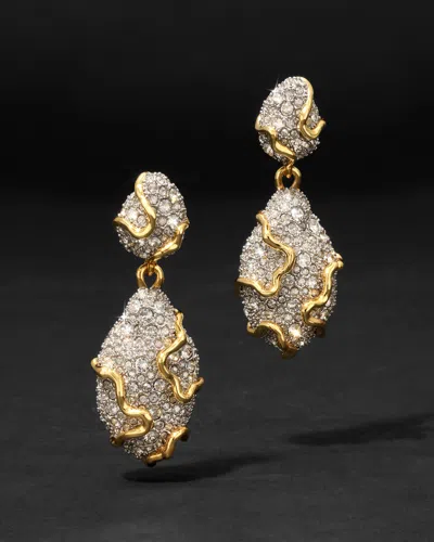 Alexis Bittar 14ct Gold-plated Solanales Crystal Pebble Drop Earrings In Multi