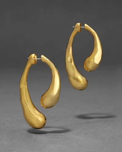 Alexis Bittar Molten Front-back 14kt Gold-plated Drop Earrings