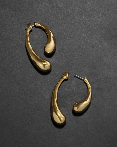 Alexis Bittar Molten Front-back 14kt Gold-plated Drop Earrings