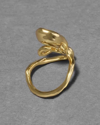 Alexis Bittar Asterales Floating Cubic Zirconia Vine Ring In Metallic