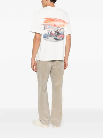 Represent 24 Hour Service Graphic T-shirt In White