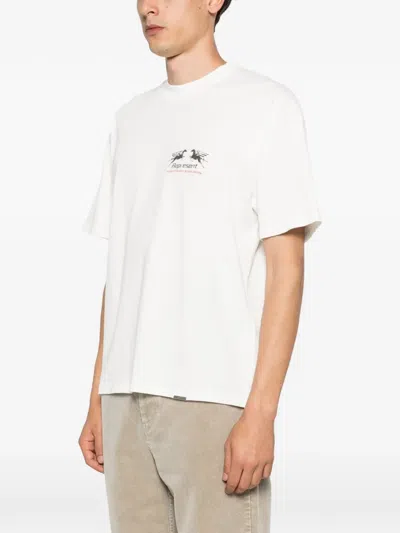 Represent 24 Hour Service Graphic T-shirt In White