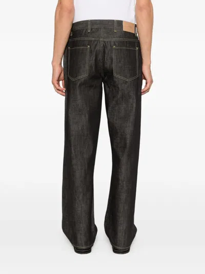 Represent Turn-up Jeans In Black