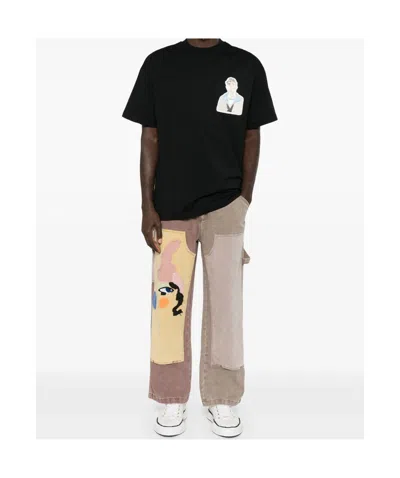 Msgm Sailor T-shirt In Black
