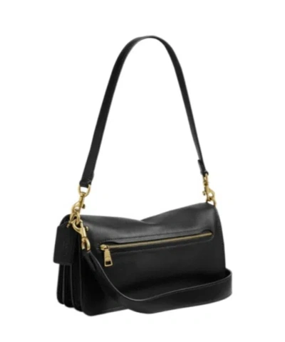 Coach Tabby Grain Leather Shoulder Bag In Black
