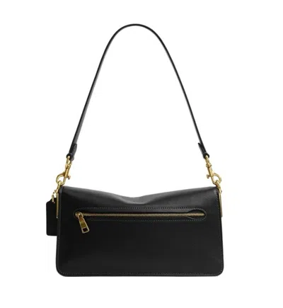 Coach Tabby Grain Leather Shoulder Bag In Black