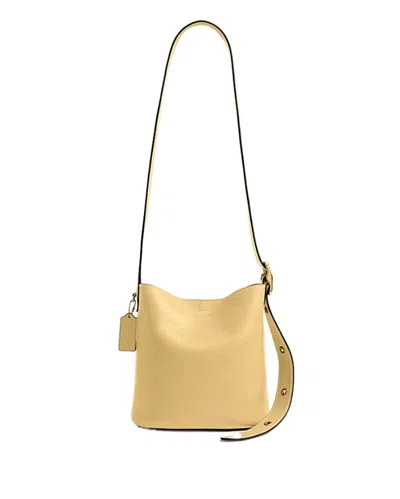Coach Bleecker Bucket Bag 21 In White
