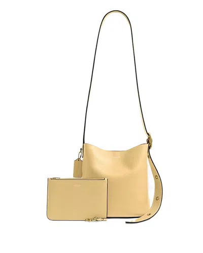 Coach Bleecker Bucket Bag 21 In White