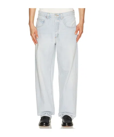 Agolde Belt Loop Jeans In Blue