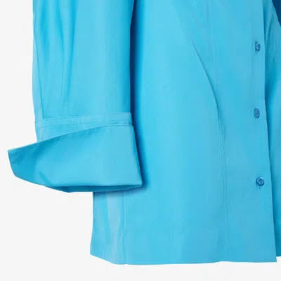 Fendi Chemisier Dress With Long Sleeves In Blue