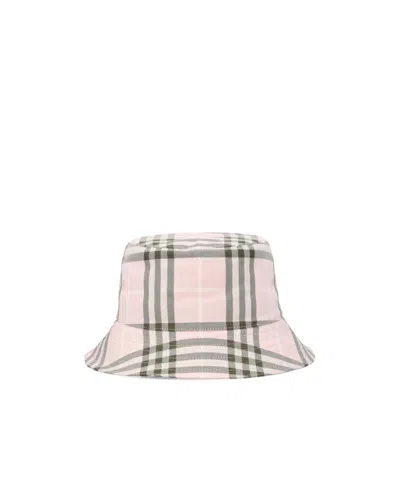 Burberry Checked Bucket Hat In Pattern