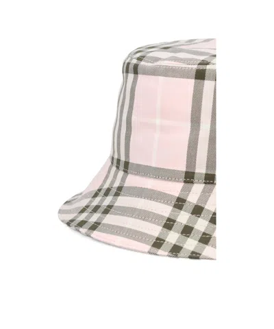 Burberry Checked Bucket Hat In Pattern