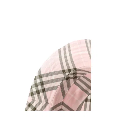 Burberry Checked Bucket Hat In Pattern