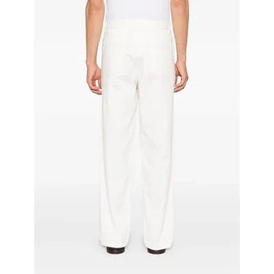 Samsoe & Samsoe Casual Pants With Belt Loops In White