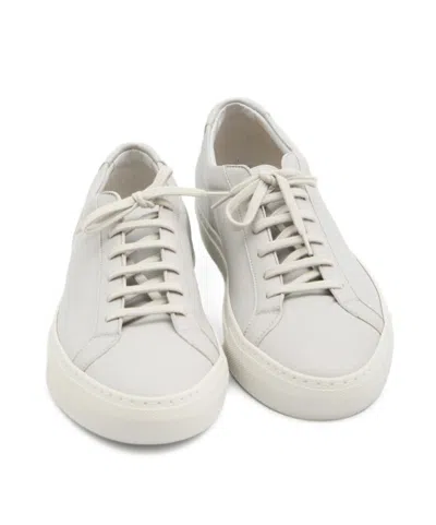 Common Projects Round-toe Sneakers In White