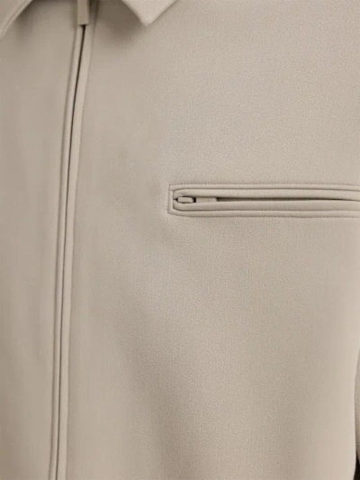 Essentials Canvas Chain Jacket In Neutral