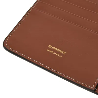 Burberry Check Passport Wallet In Multi