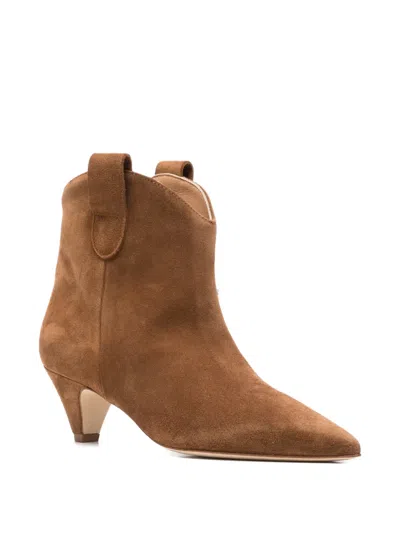 Anna F Point-toe Ankle Boots In Multi